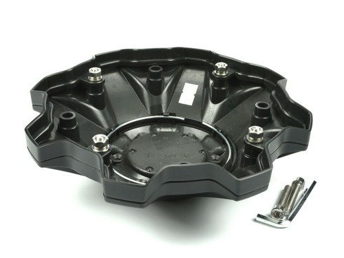 4x NEW Fuel Wheel Center Caps Matte Black 8 Lug D536 D610 D649 D561 D538 D515 - Picture 5 of 5