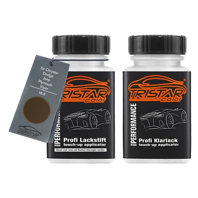 Autolack Lackstift für Chrysler Dodge Jeep Viper ML8 Deep Mocha Basis Klarlack