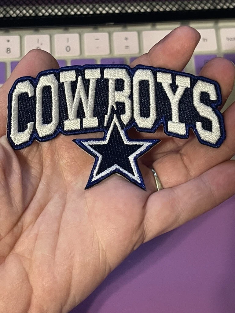 Dallas Cowboys Iron-on NFL Football Jersey Patch 3.5