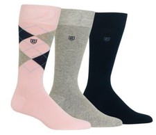 Chaps ~ 3-Pack Premium Combed Cotton Men's Super Soft Dress Socks $18 NWT