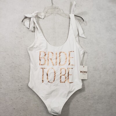 Show Me Your Mumu Oceana Swimsuit Womens Large Bride-To-Be Bachelorette New NWT