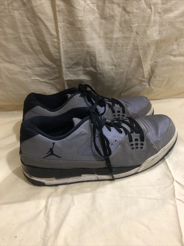 Nike Jordan Flight Sc-1 599929-003 Zapatos de Baloncesto Bajos Gris Cemento Negro 13 Foto 4 de 4