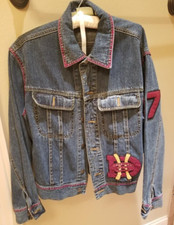 DKNY Jeans embroidered jacket woman size small