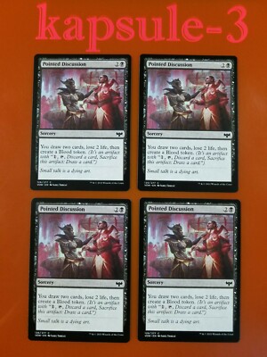 4x Pointed Discussion | Innistrad Crimson Vow | MTG Magic Cards | eBay