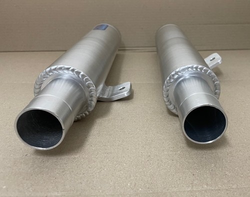 2 Stroke / 4Stroke ALUMINIUM Tail Pipes Mufflers (2) NEW! European HPF Racing - Picture 5 of 10