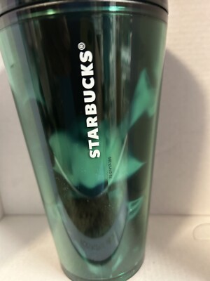 Starbucks Tumbler 2024/25 Limited Edition Color Emerald Green Marbled Affect