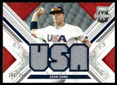 2019 Panini Elite Extra Edition #USA-JJ Josh Jung USA Materials