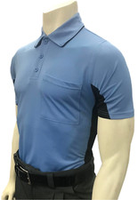 Smitty Sky Blue MLB Style Short Sleeve Umpire Shirt  BBS314SB