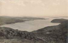 Postcard Mount Desert, Maine: North East Harbor From Robinson Mt. Circa 1908