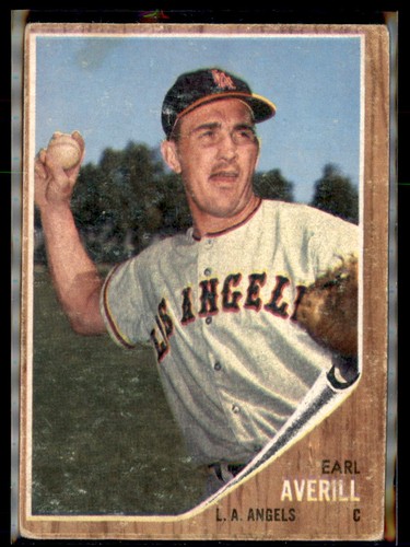 Topps #452 Earl Averill 1962 - Imagen 1 de 2