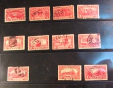 US Stamp Scott# Q1-Q9,Q11-Q12  Parcel Post 1913  P20