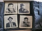 Handcrafted Italian Ceramic Coasters With Images Of Frank Sinatra