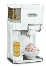 Cuisinart ICE-45P1 Mix Serve 1.5-Quart Soft Service Ice Cream Maker - White