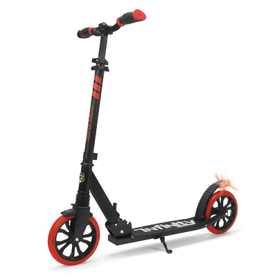 SereneLife Lightweight and Foldable Kick Scooter Adjustable - High Impact Wheels