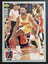 Andrew Lang 1994-95 Collector's Choice Silver Signature Atlanta Hawks #228
