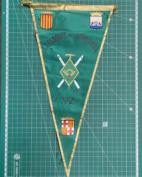 Banderín del regimiento de infantería Nº2  de Cazadores de Montaña