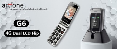 Flip Phone Large Buttons & SOS Button Dual Screens For Seniors Unlocked