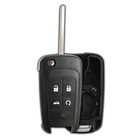 Replacement for Chevy Camaro Cruze Equinox Malibu Remote Key Fob 5b Shell Case