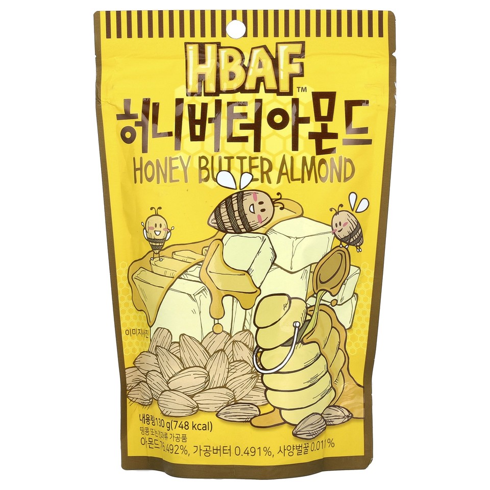 Honey Butter Almond, 4.23 oz (120 g)