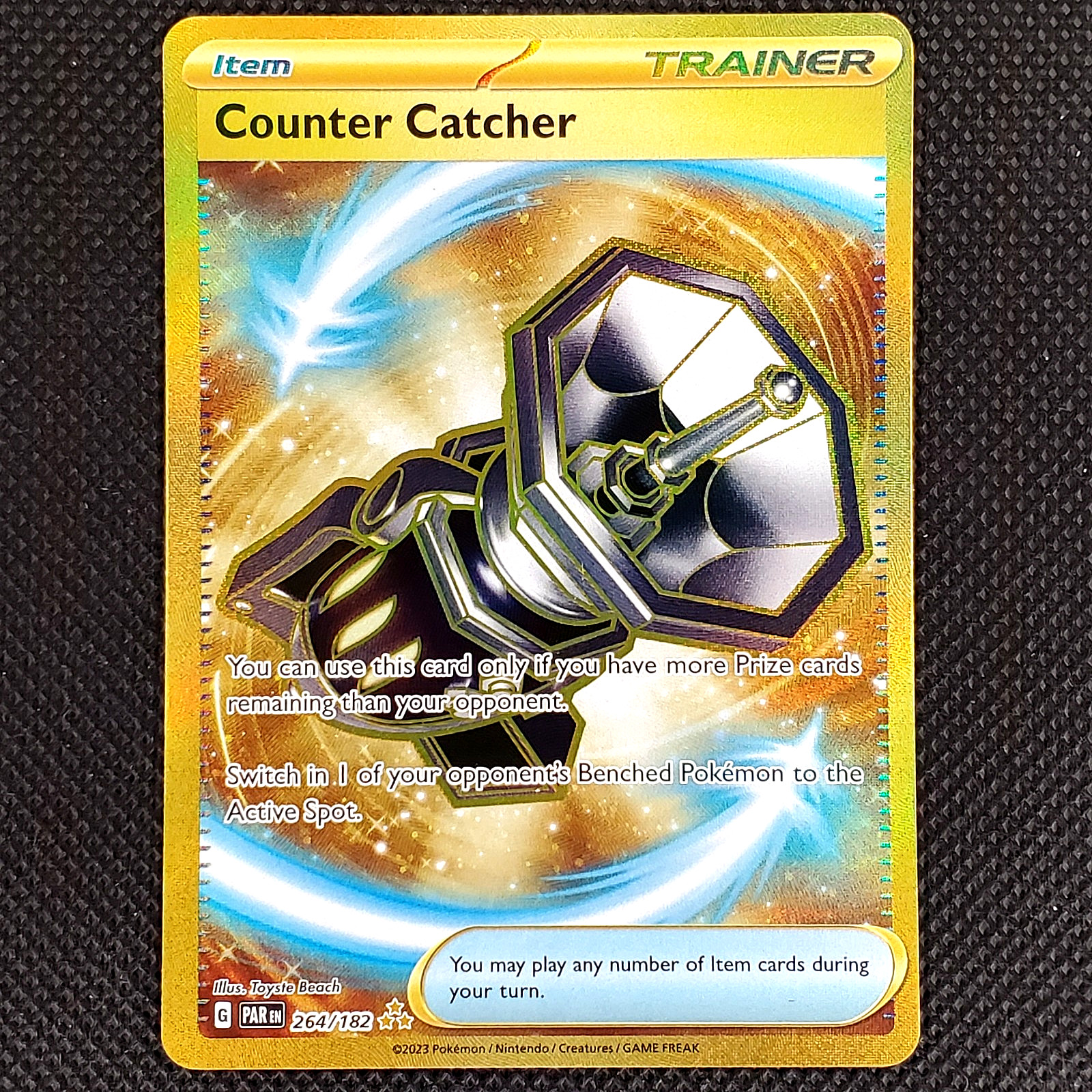 Counter Catcher 264/182 Hyper Rare Paradox Rift Pokemon Near Mint