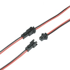 2/3/5 Pin Male And Female Connector PVC Outside Tinned Copper Inside With Cable
