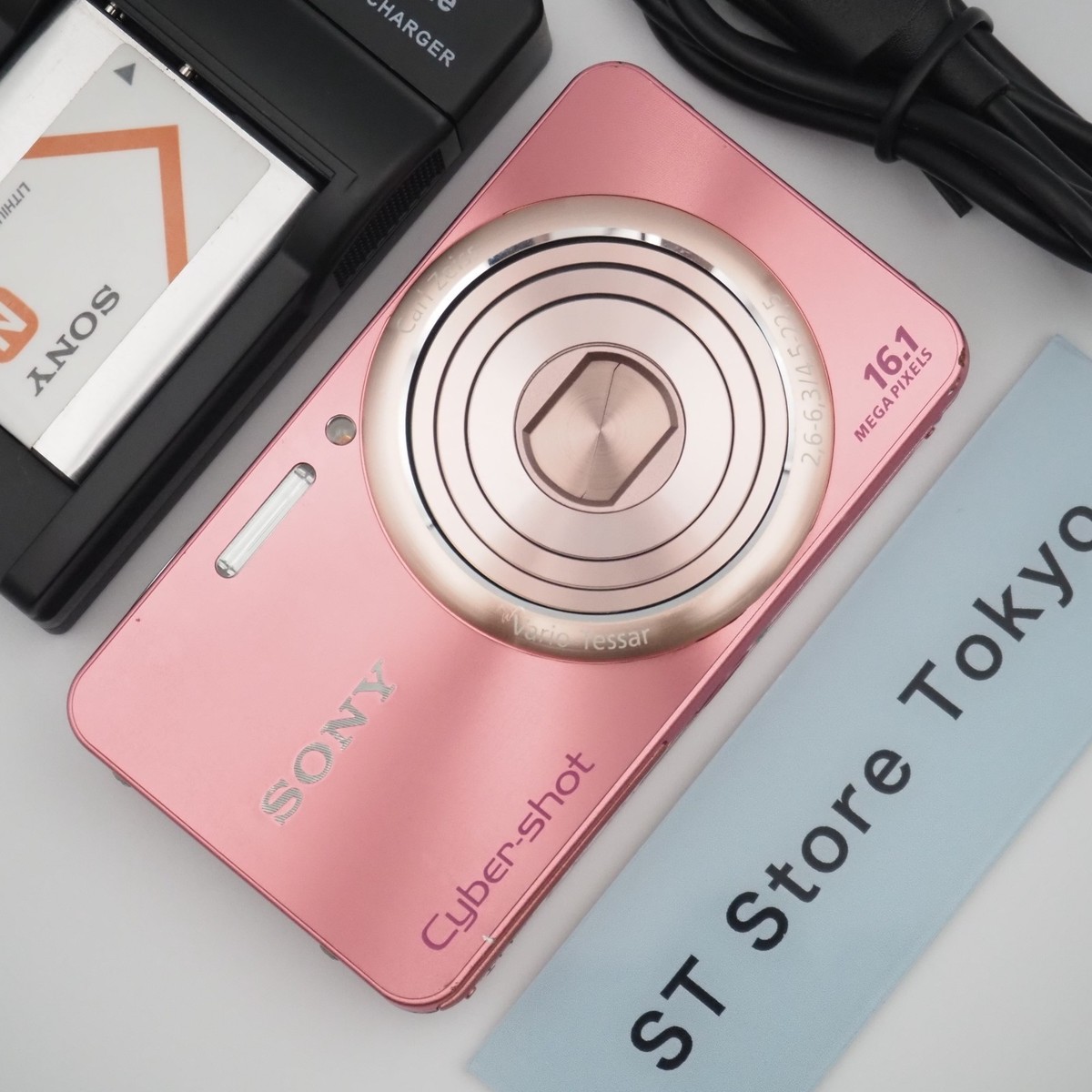 N Mint] SONY Cyber Shot DSC-W570 Pink Digital Camera Japanese Only