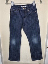 Levi's Boys 511 Slim Fit Jeans Size 7 Reg Blue Adjustable Waist Bottom Denim