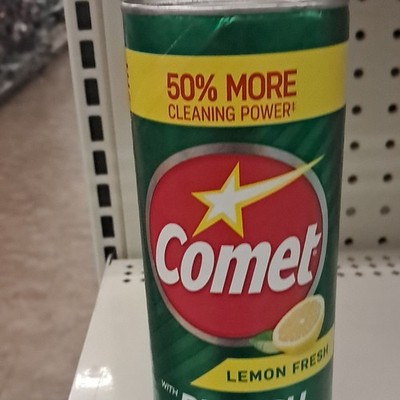 Comet Lemon Fresh All-Purpose Powder Cleaner 50% More Cleaning Power