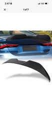 Real Carbon Fiber Trunk Spoiler Fits 2021-2025 Bmw G22 Coupe And G82 M4 Spoiler Real Carbon Fiber Trunk Spoiler Fits 2021-2025 Bmw G22 Coupe And G82 M4 Spoiler