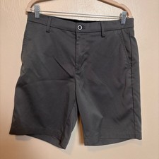 Amazon Essentials Men's Shorts Slim Fit 9" Gray Cotton Dress Casual Mens 33