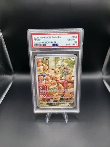 2024 Pokemon Twilight Masquerade Eevee #188/167 PSA 10 GEM MINT