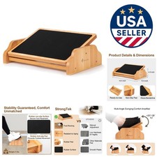 Versatile Foot Rest with Rocking Feature - Boosts Comfort and Stability Anywhere