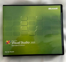 Microsoft Visual Studio Standard Edition 2005 with Product Key Sealed NEW