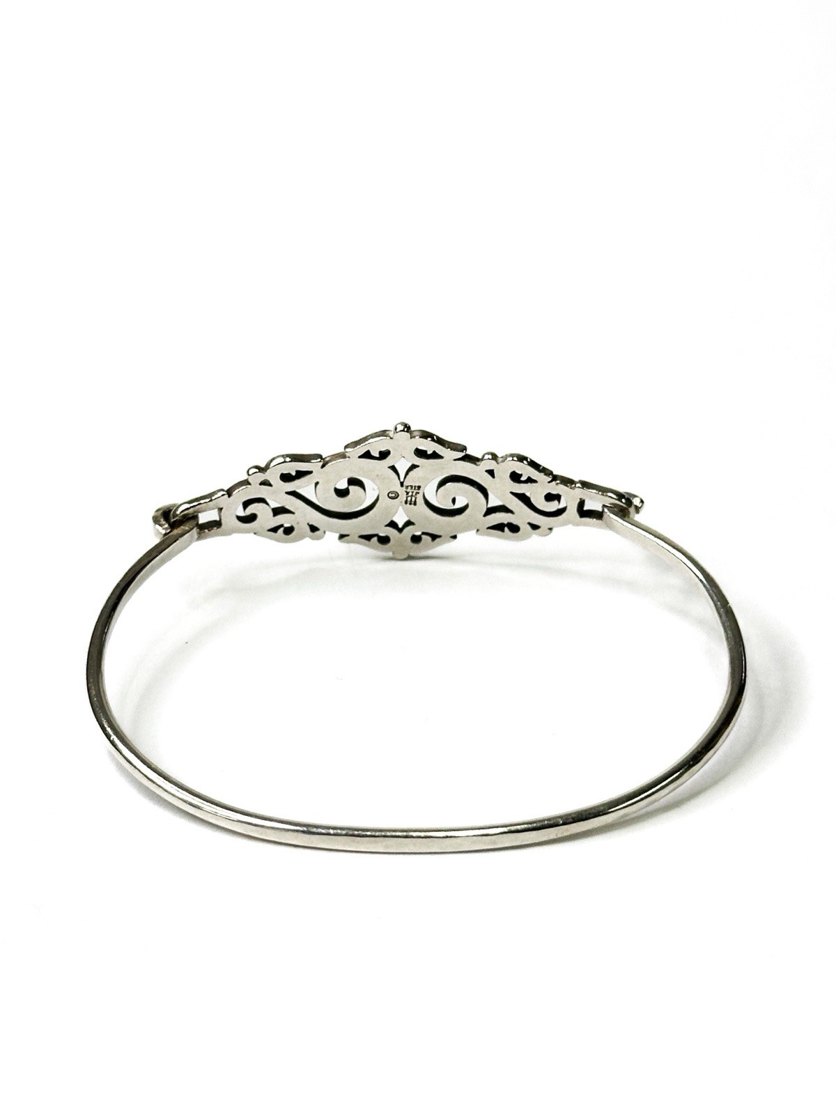 STERLING SILVER JAMES AVERY HINGED BANGLE BRACELET - image 5