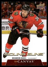 2020-21 Upper Deck UD Canvas YG Brandon Hagel Rookie Chicago Blackhawks #C221