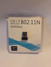 Wireless WiFi Adapter USB 2.0 300Mbps 802.11N - New