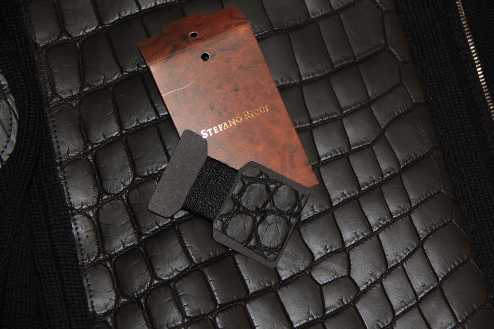 $30.000 Stefano Ricci crocodile Cashmere Silk cardigan jacket. Size 52 image 7