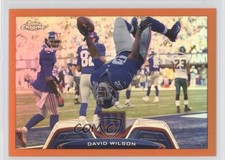 2013 Topps Chrome Retail Orange Refractor David Wilson #89 0f8