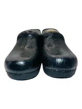 DANSKO NEW WOMENS PROFFESIONAL TOOLED BLACK CLOGS COMFORTABLE DURABLE SIZE 6.5/7