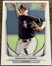 2014 Bowman 1st Draft Prospect Baseball MLB #DP42 Spencer Adams Base White Sox