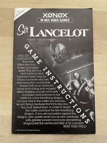 Colecovision Xonox Video Game -Sir Lancelot