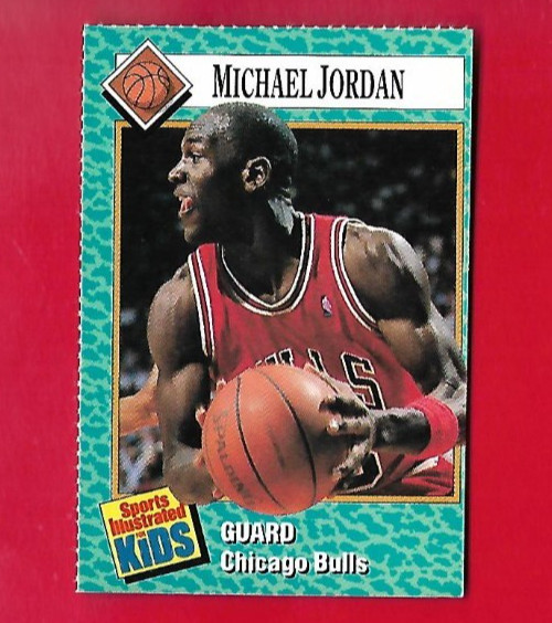 1989 Sports Illustrated MICHAEL JORDAN, SI Kids Chicago Bulls RC (Clean VG+) #16