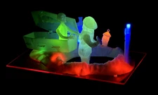 Polar Lights MPC Haunted Mansion Graverobbers Demise All Glow model kit w/LEDs