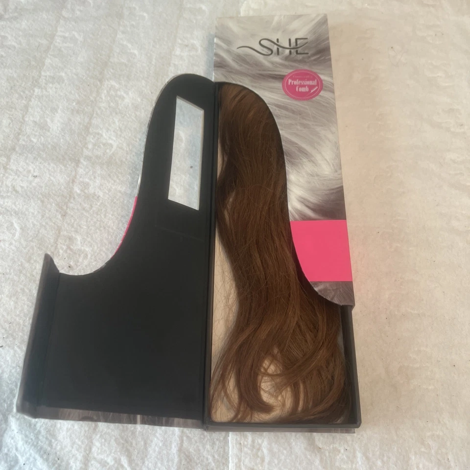 Nuevo SHE Flip N Go 100% Cabello Humano Remy 1 Pieza Grande Extensión Color #1B16"-18" Foto 3 de 4