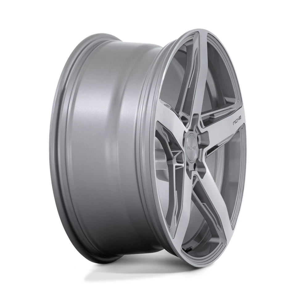 20x9 Niche M270 Teramo Anthracite Brushed Face Tint Clear Wheel 5x4.5 (35mm) - Image 3 of 4