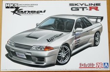 Aoshima 064535 HKS Kansai BNR32 Nissan Skyline GT-R '90 1:24