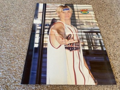 Aaron Carter Justin Timberlake teen poster RIP child star Wow window Modeling