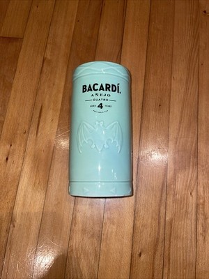 Bacardi Rum Anejo Cuatro Ceramic Tiki Mug Green - Single