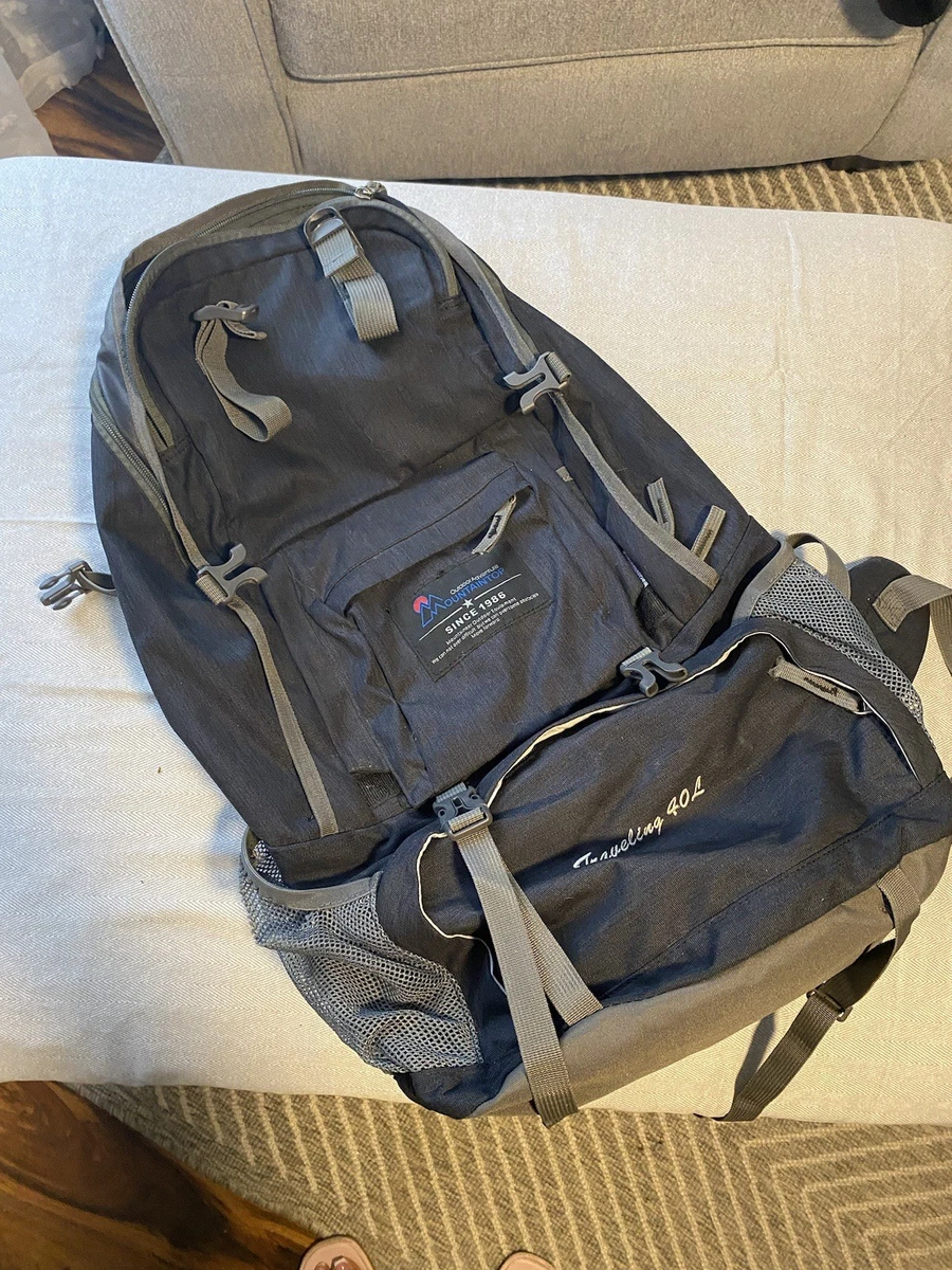 MoopGou Mochila Táctica Para Hombres, Mochilas Militares Del Ejército 3 Días De Asalto, Mochila Molle Para Viajes, Senderismo, Campamento, Negro-40L, Mochila Táctica Para Hombre