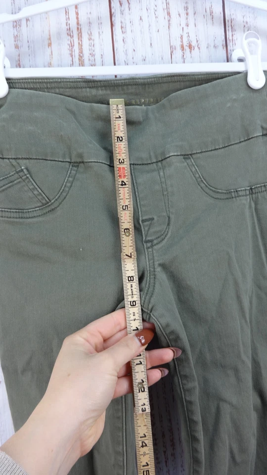 Rock & Republic Denim Rx Fever Pull On Skinny Jeans Womens 6 Green Denim Pants - Image 3 of 4